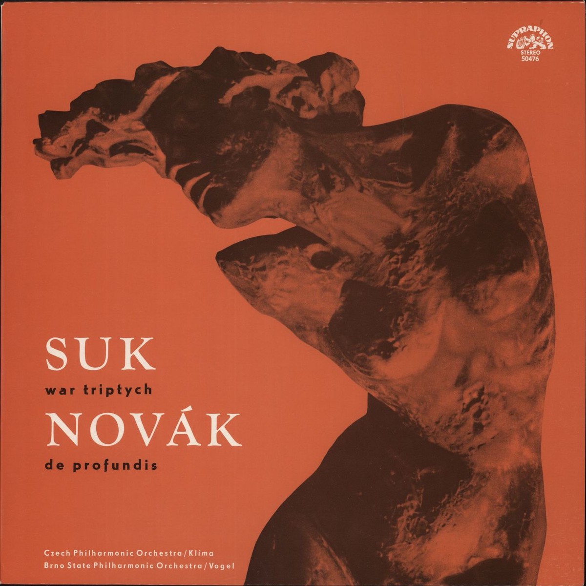 Josef Suk (1874-1935) Suk War Triptych Novak De Profundis Czech Vinyl LP