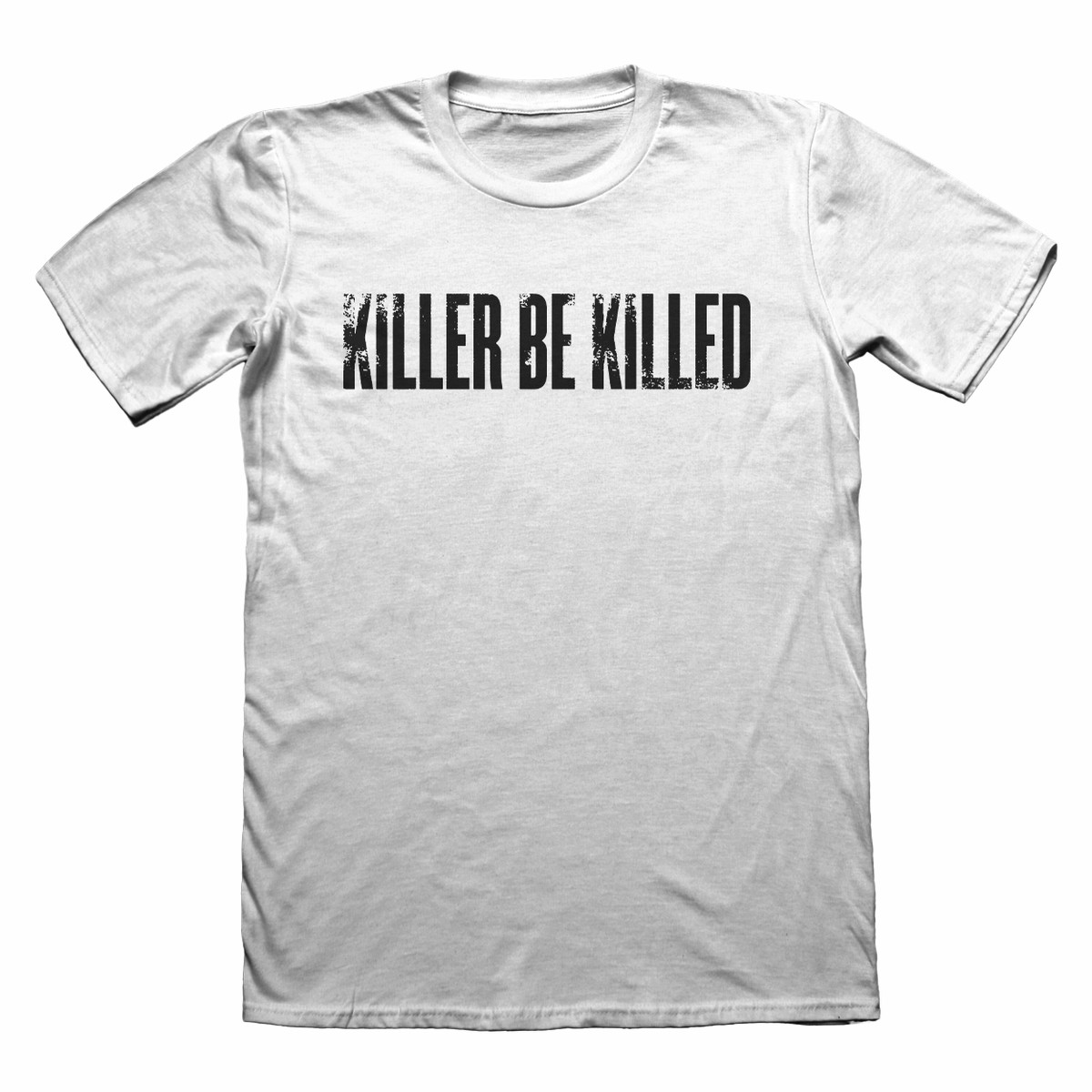 KILLER BE KILLED LOGO ON WHITE – T-SHIRT