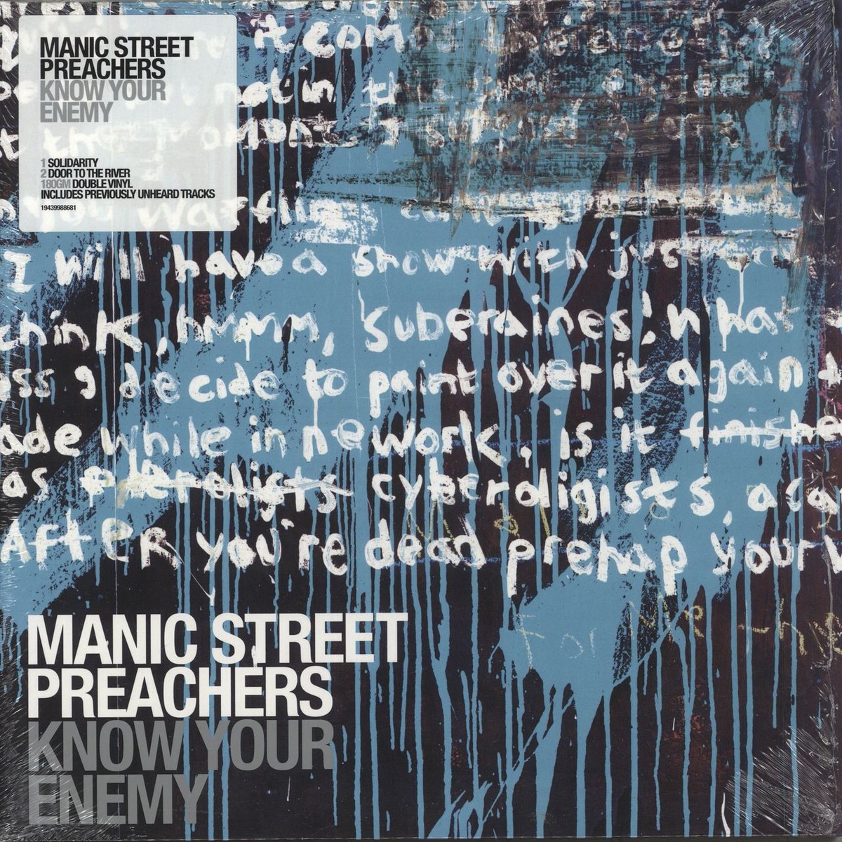Manic Street Preachers Know Your Enemy 2022 Expanded Edition – 180gm Vinyl UK 2-LP vinyl set