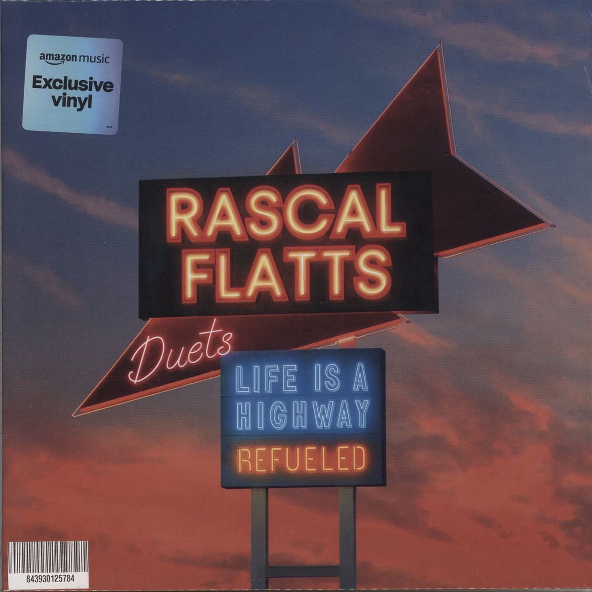 Rascal Flatts Life Is A Highway Refueled Duets Yellow Vinyl US Vinyl LP