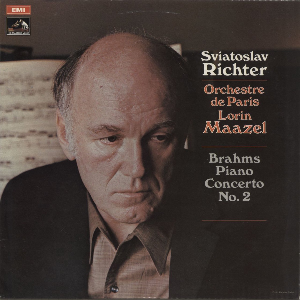Sviatoslav Richter Brahms Piano Concerto No 2 in B Flat Op83 UK Vinyl LP