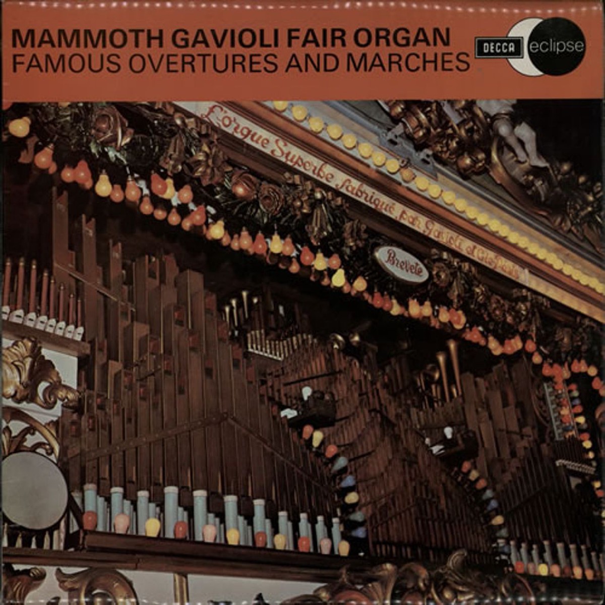 Various-Organs Mammoth Gaviolo Fair Organ UK Vinyl LP