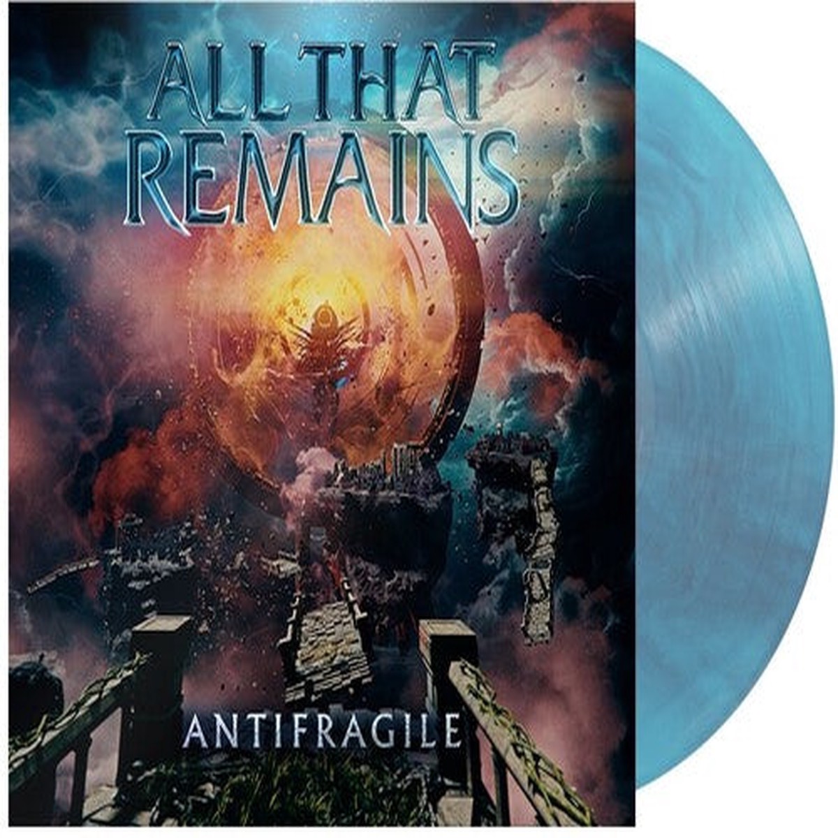 ALL THAT REMAINS ANTIFRAGILE LP (Electric Sea Blue Galaxy Vinyl)