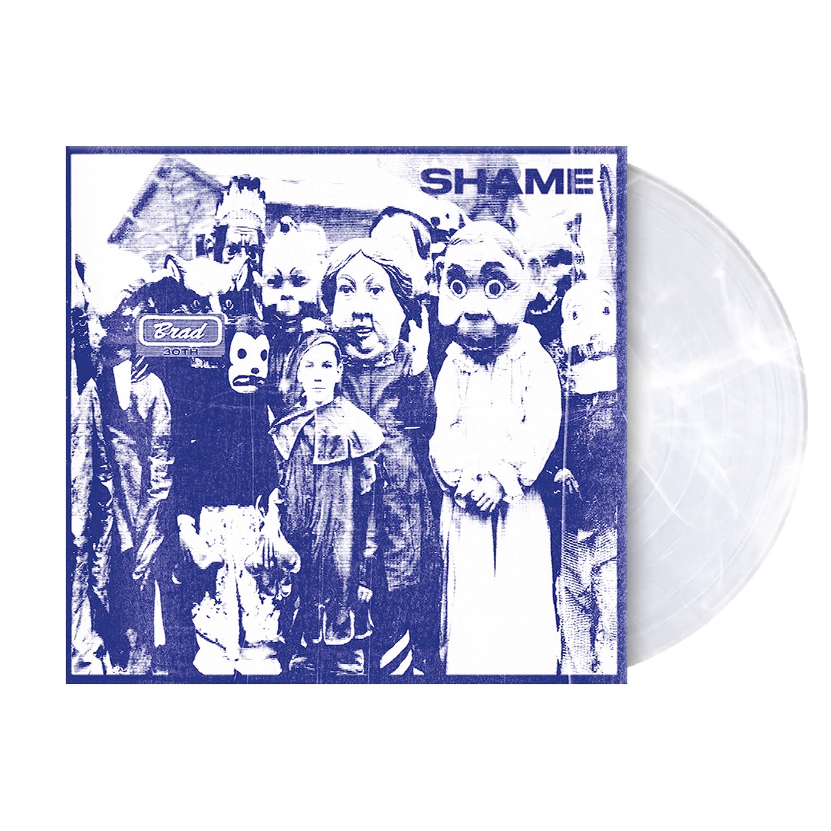 BRAD SHAME 30TH ANNIVERSARY LP (Limited Edition Only 500 made Clear w White Smoke Vinyl)