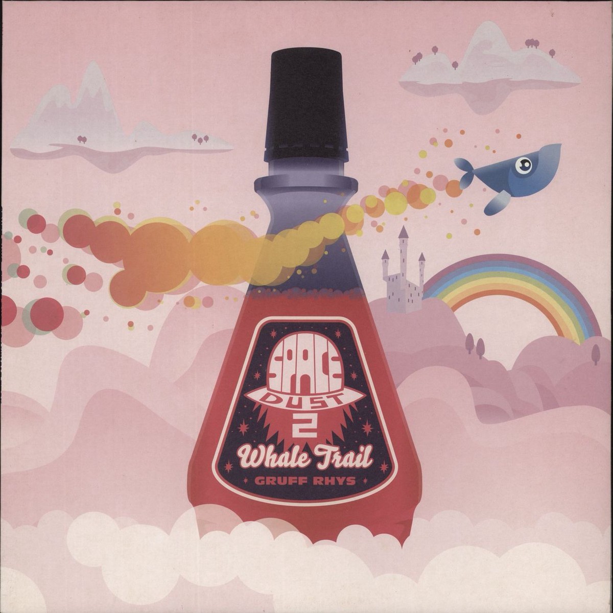 Gruff Rhys Space Dust 2 Whale Trail UK 12 vinyl
