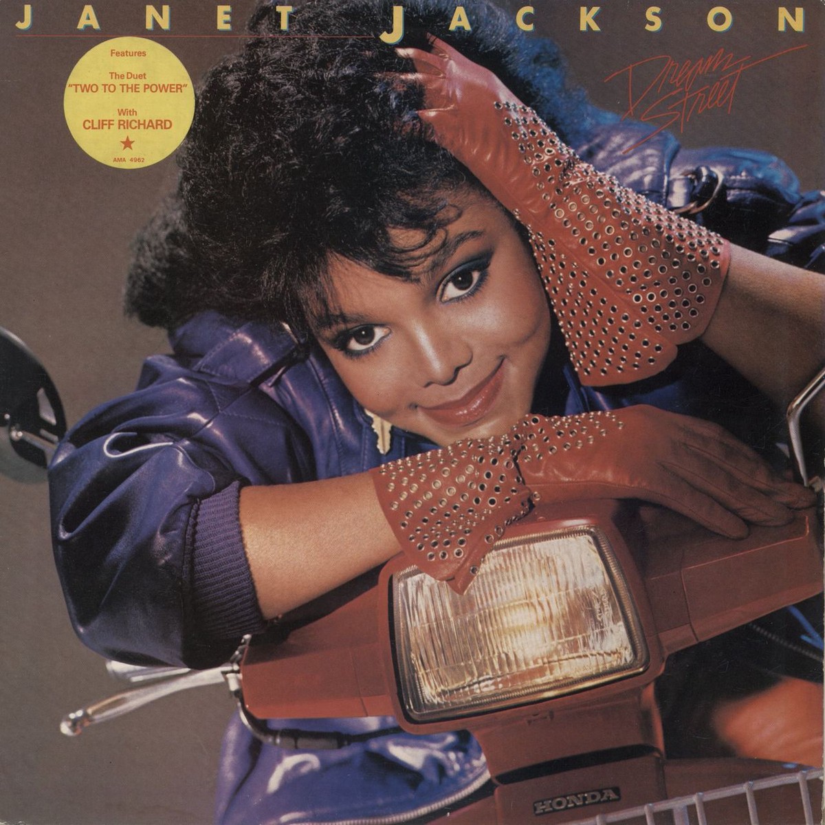 Janet Jackson Dream Street – Hype Stickered UK Vinyl LP