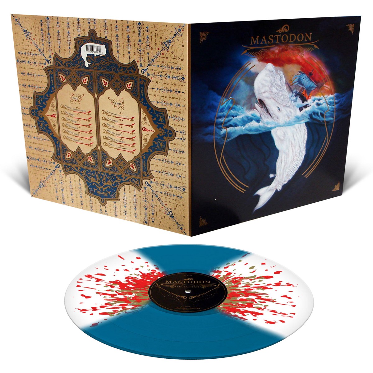 MASTODON LEVIATHAN LP (Blue wWhite GoldBlack Splatter Vinyl)