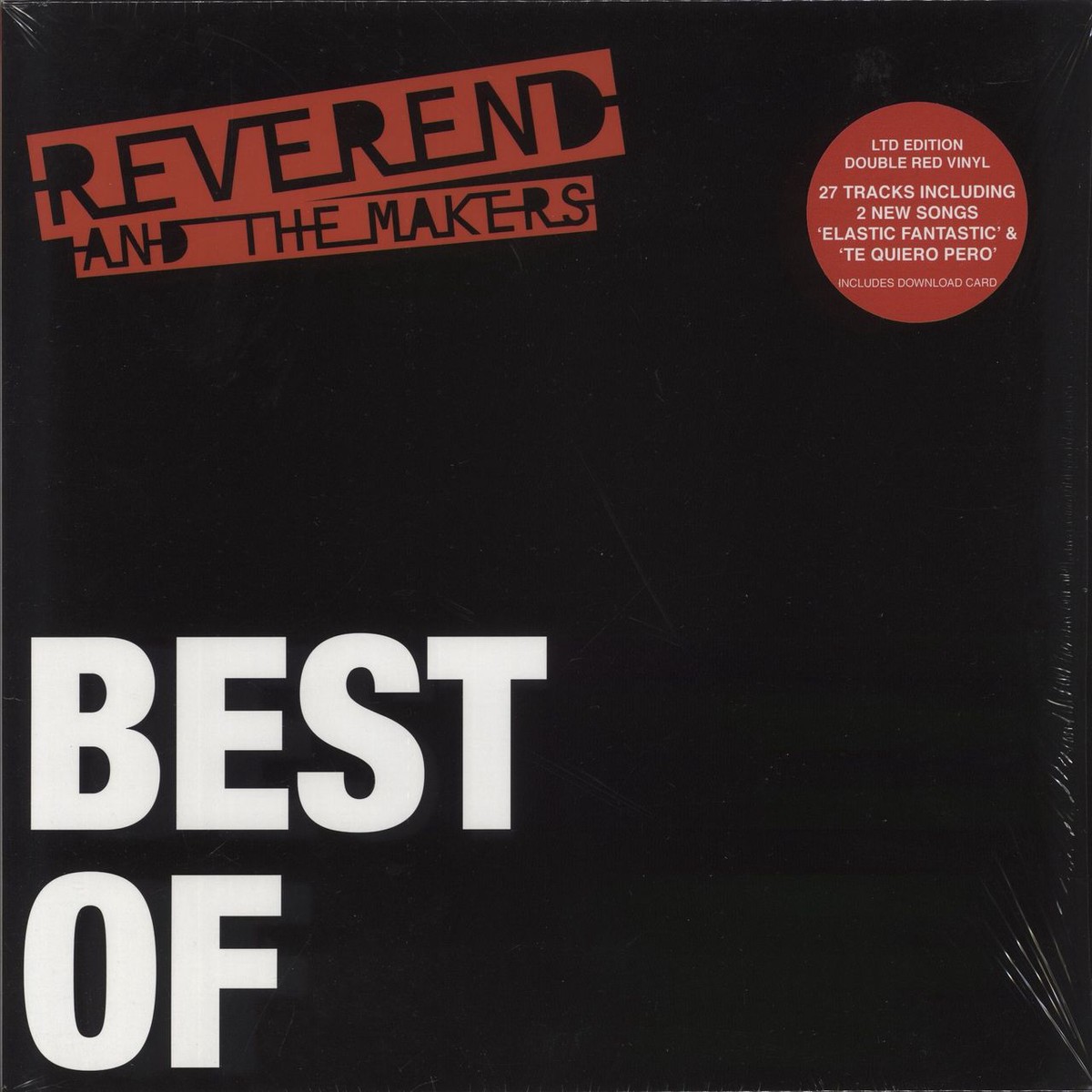 Reverend And The Makers Best Of – Red Vinyl Autographed Print UK 2-LP vinyl set