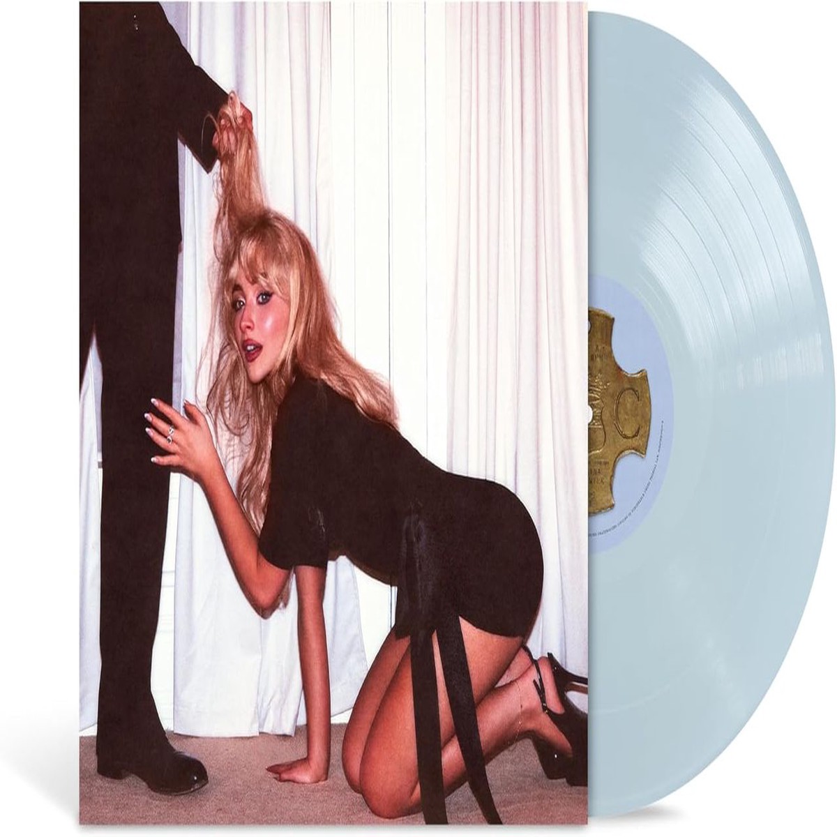 Sabrina Carpenter Mans Best Friend – Opaque Light Blue Vinyl – Sealed UK Vinyl LP