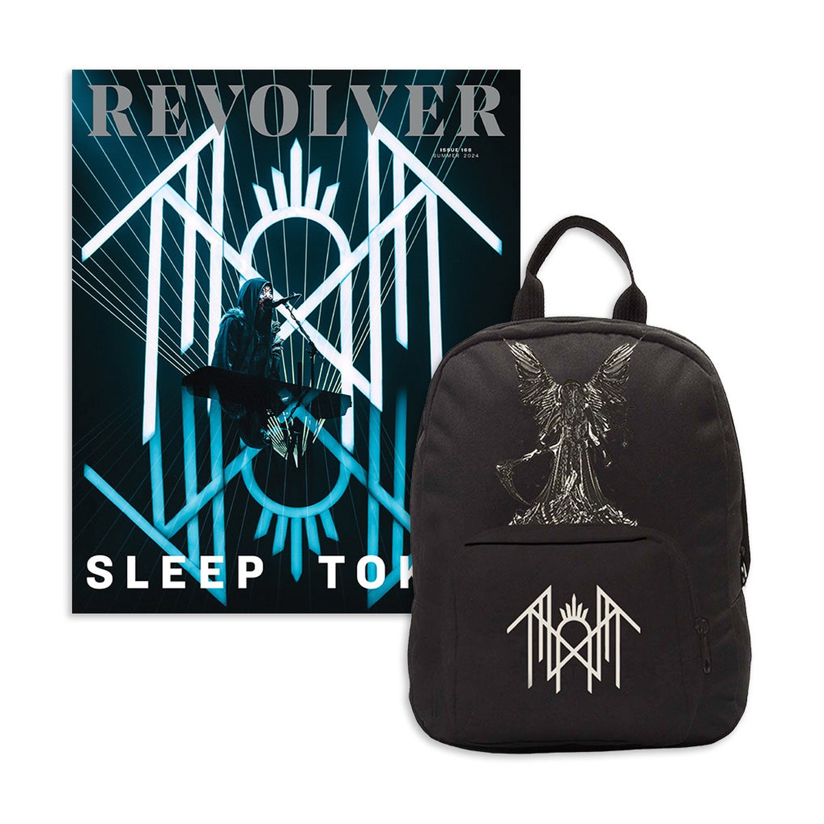 SLEEP TOKEN X REVOLVER BUNDLE - REVOLVER SUMMER 2024 ISSUE W EXCLUSIVE SLEEP TOKEN MINI BACKPACK