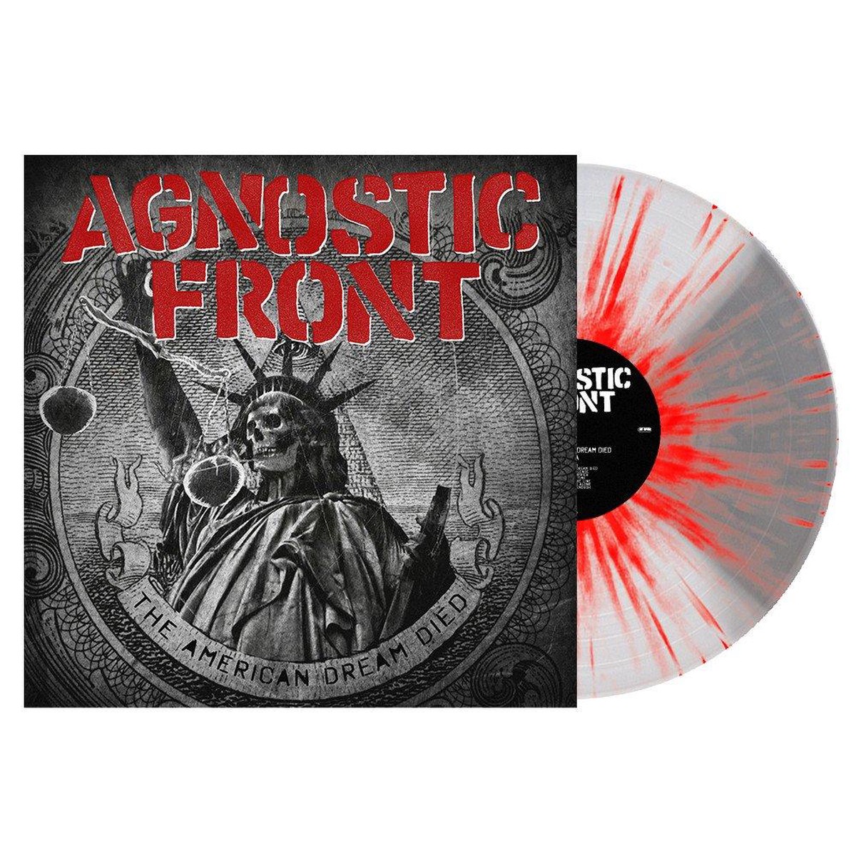 AGNOSTIC FRONT THE AMERICAN DREAM DIED LP (Splatter Vinyl)