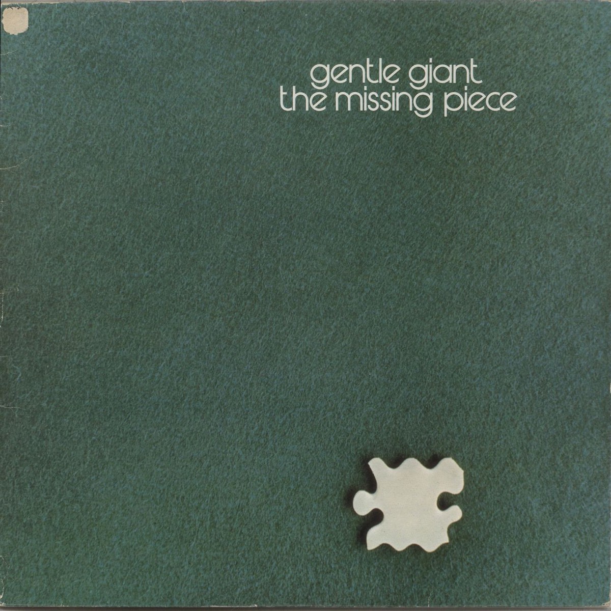 Gentle Giant The Missing Piece – 1st Inner – VG Sleeve UK Vinyl LP