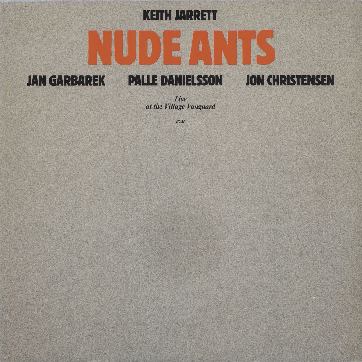 Keith Jarrett Nude Ants German 2-LP vinyl set