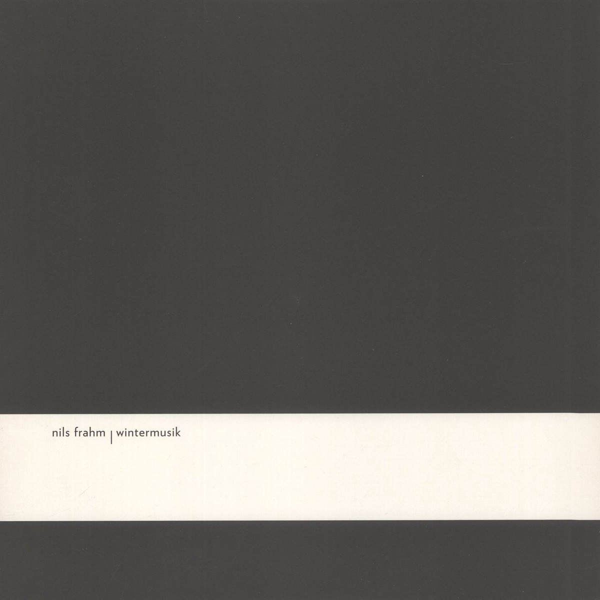 Nils Frahm Wintermusik UK Vinyl LP