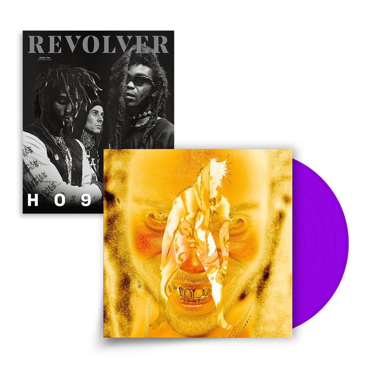REVOLVER x HO99O9 SPRING 2022 ISSUE W SKIN VIOLET LP - ONLY 100 AVAILABLE