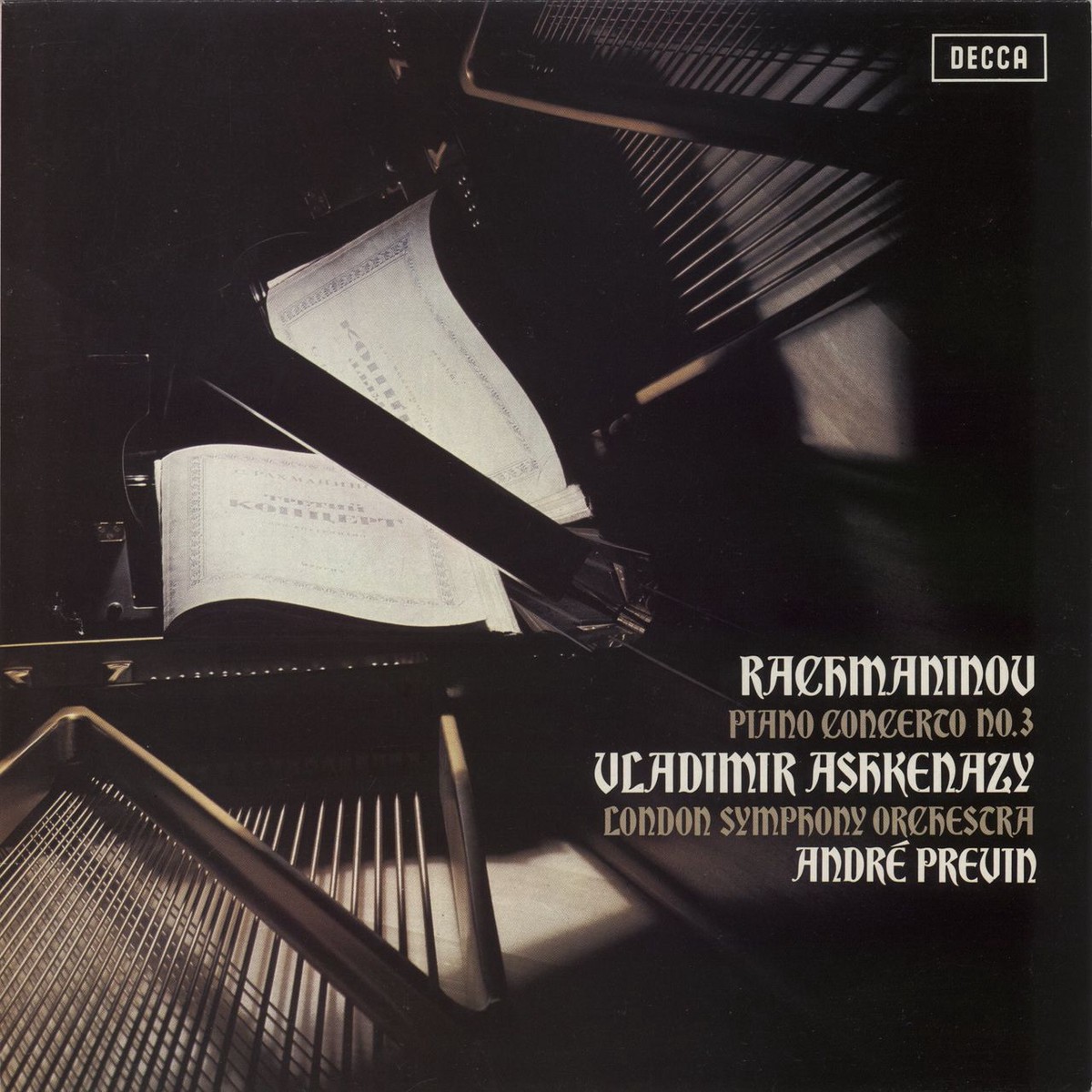 Vladimir Ashkenazy Rachmaninov Piano Concerto No 3 UK Vinyl LP