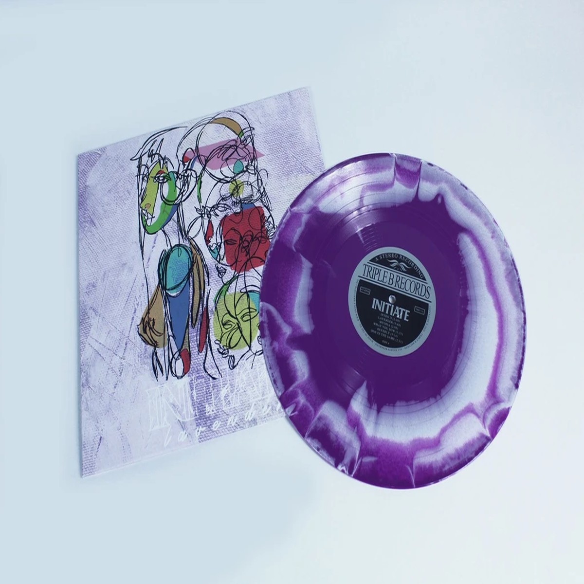 INITIATE LAVENDER 12 EP (White Swirl Vinyl)