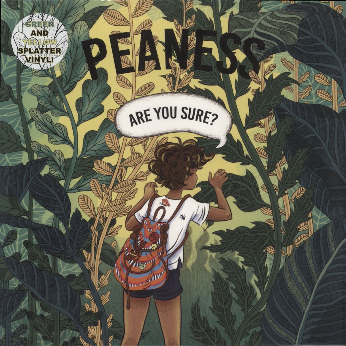 Peaness Are You Sure – Yellow with Green Splatter Vinyl – RSD23 UK Vinyl LP