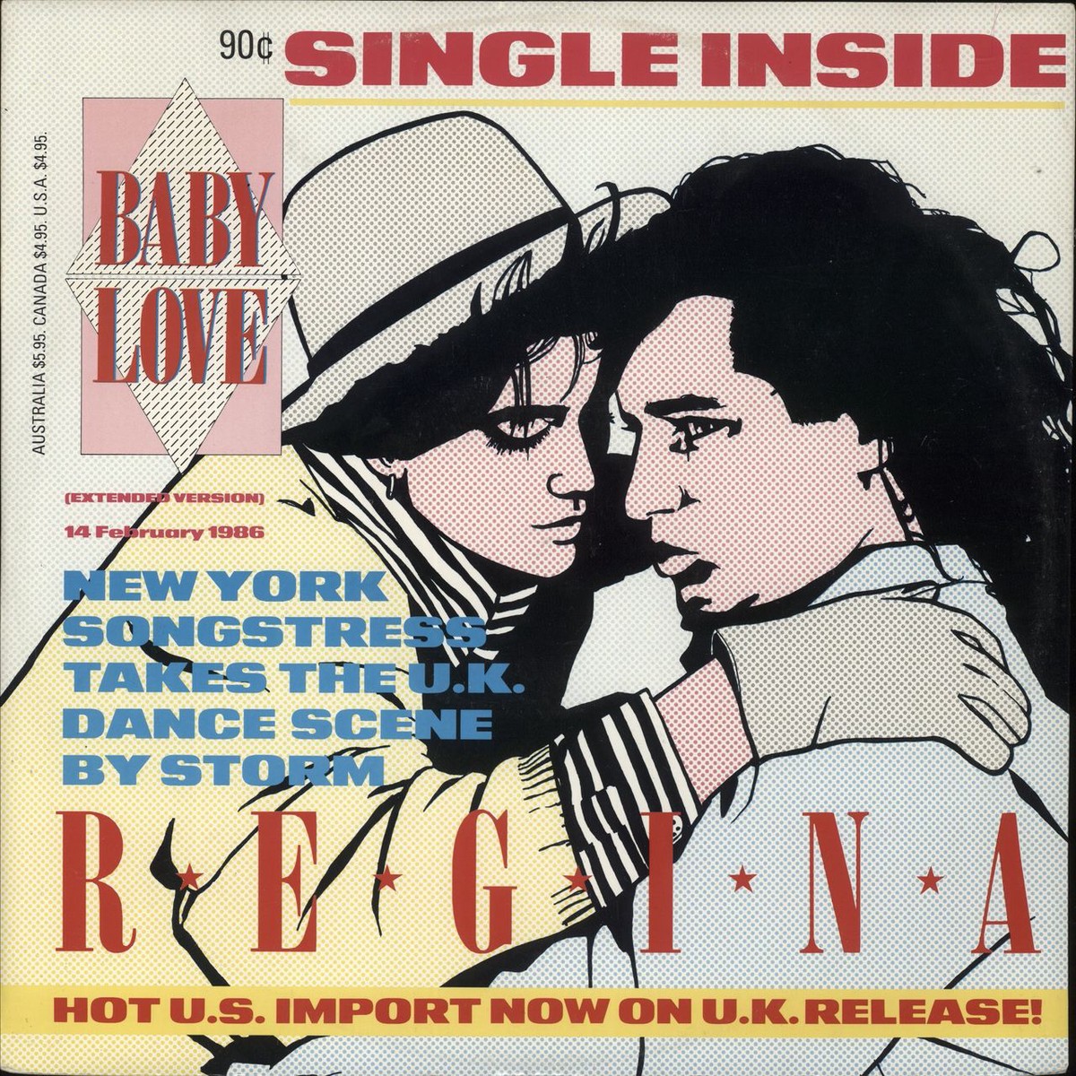 Regina Baby Love UK 12 vinyl