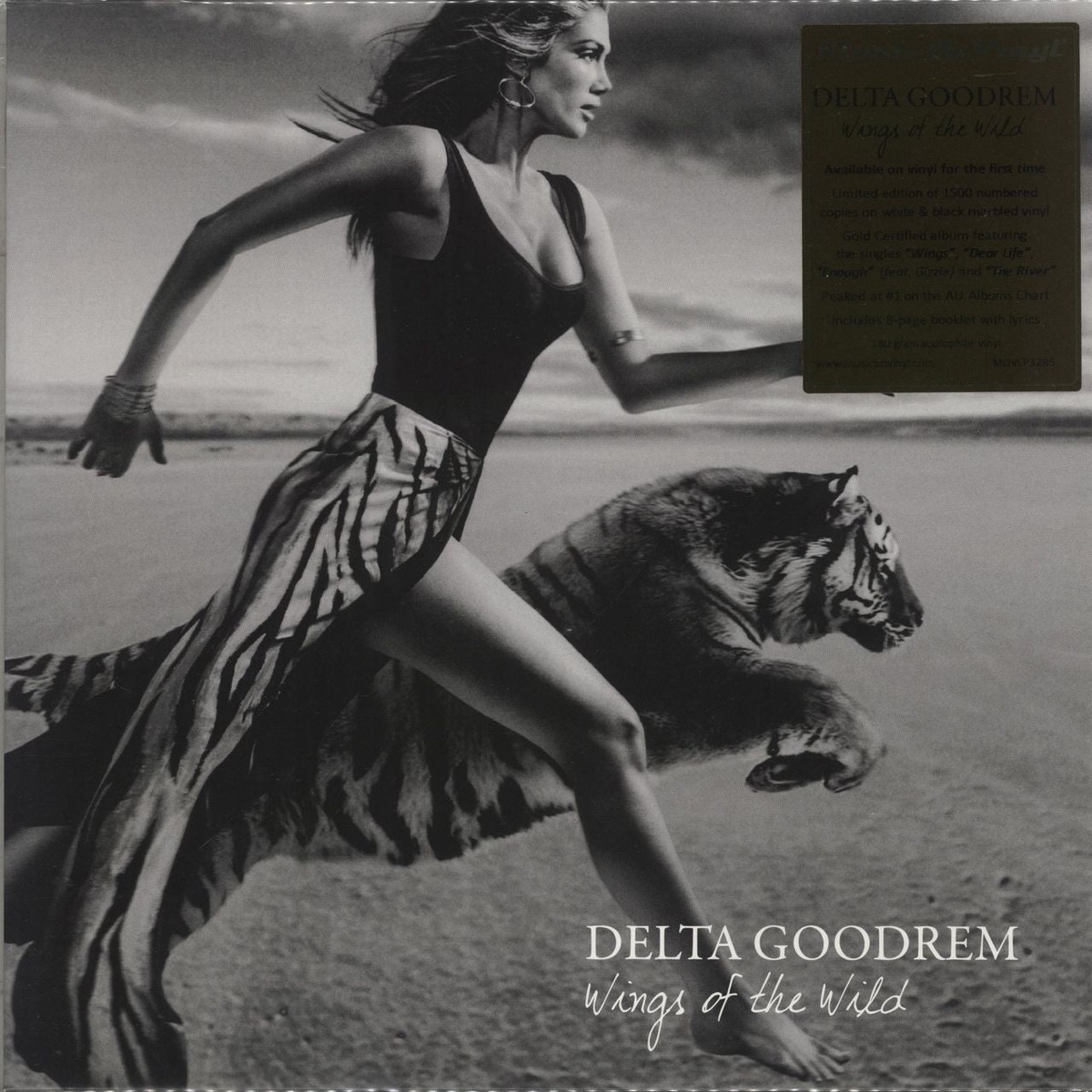 Delta Goodrem Wings Of The Wild – White Black Marbled Vinyl UK Vinyl LP