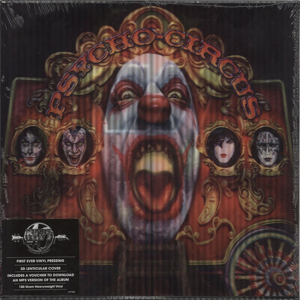 Kiss Psycho Circus – 180gm – 3-D Sleeve – Sealed UK Vinyl LP