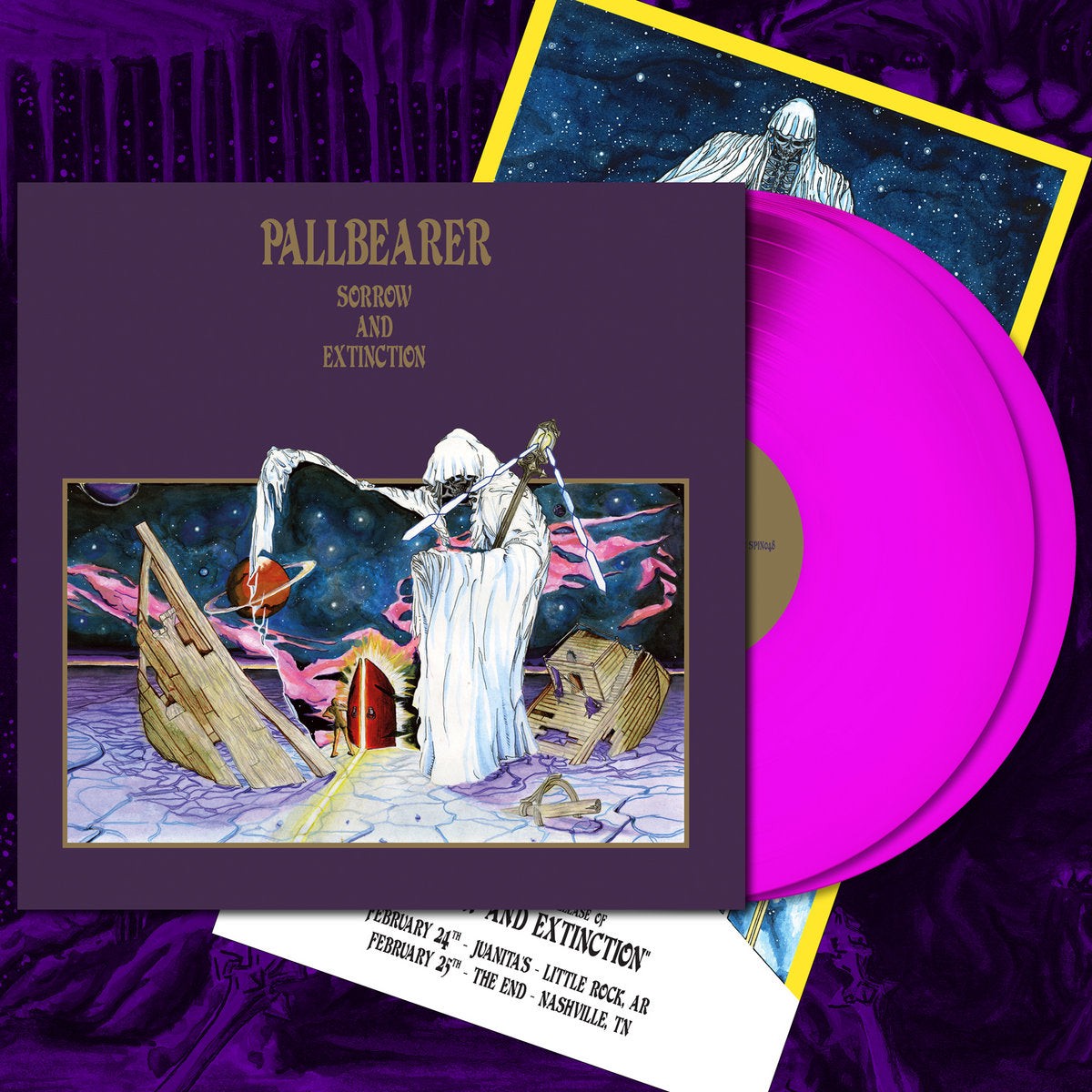 PALLBEARER SORROW AND EXTINCTION 2LP (10th Anniversary Edition Neon Violet Vinyl)