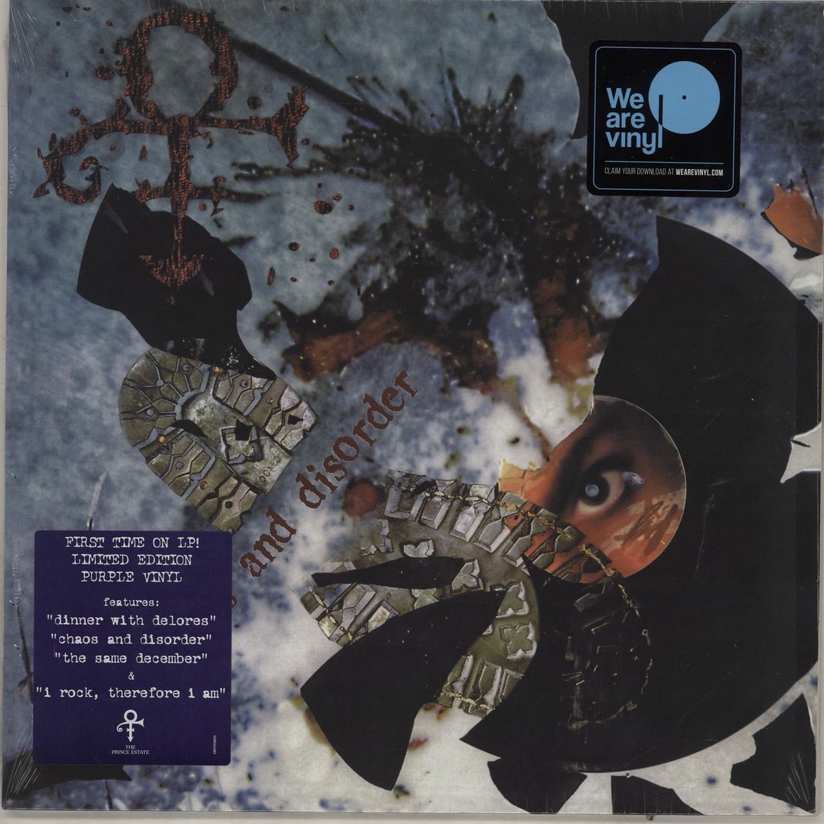 Prince Chaos And Disorder – Purple vinyl – Sealed UK Vinyl LP