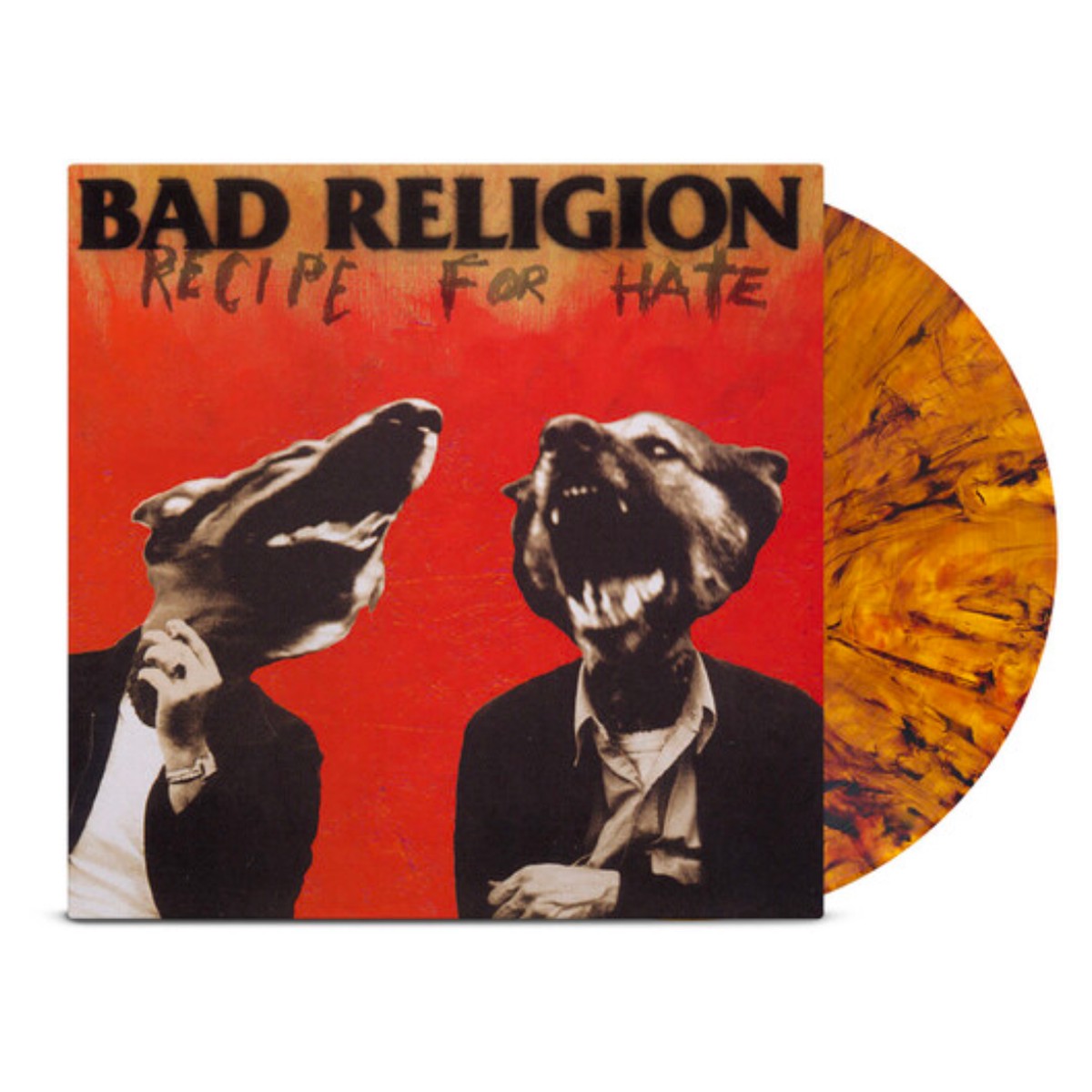 BAD RELIGION RECIPE FOR HATE LP (30th Anniversary Edition Translucent Tigers Eye Vinyl)