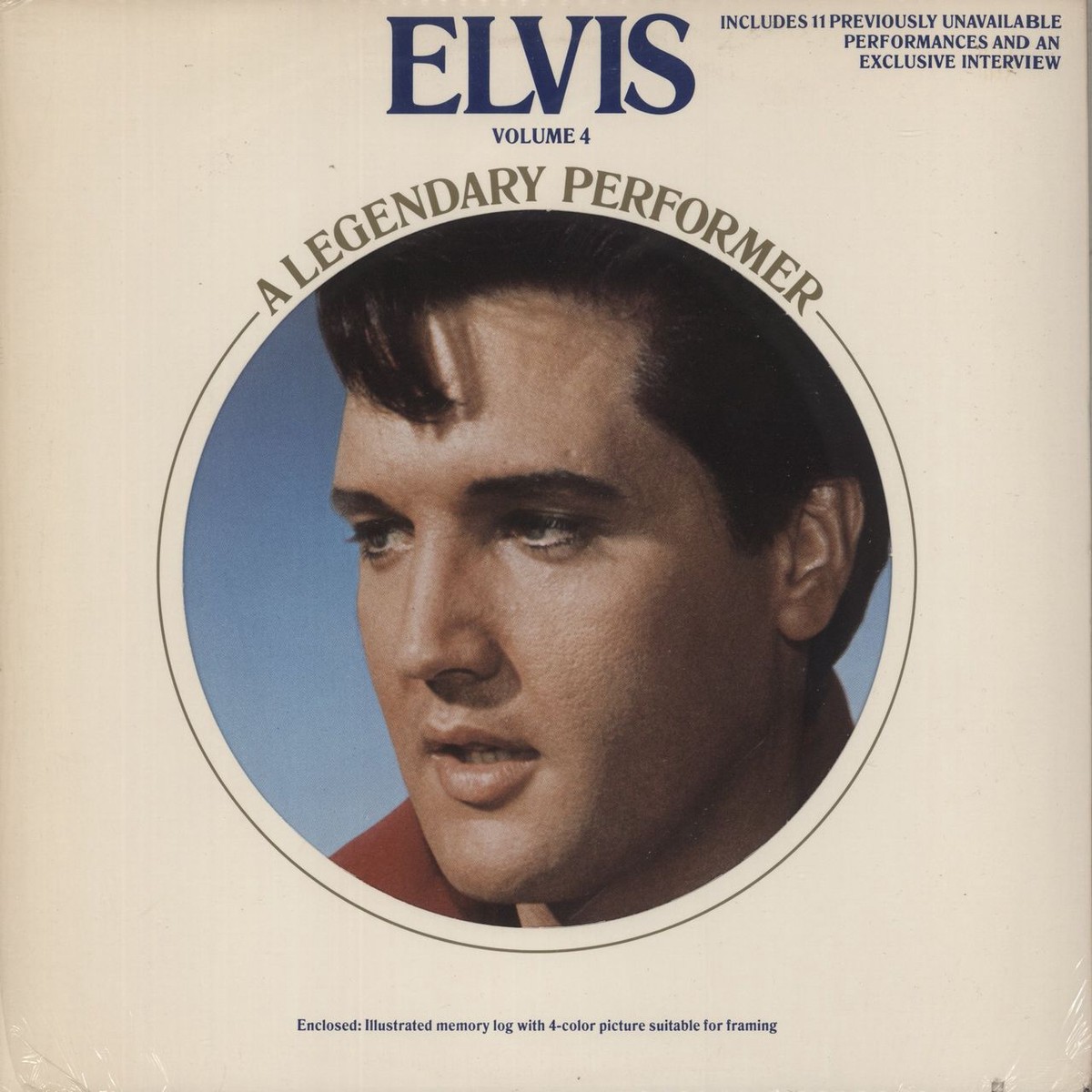 Elvis Presley A Legendary Performer Volume 4 US Vinyl LP