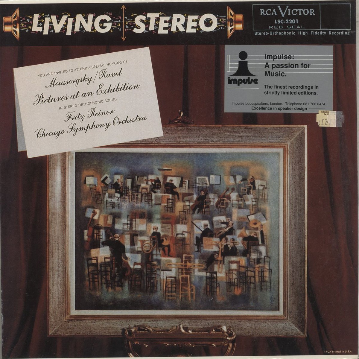 Modest Petrovich Mussorgsky Mussorgsky Pictures At An Exhibition – 180g US Vinyl LP