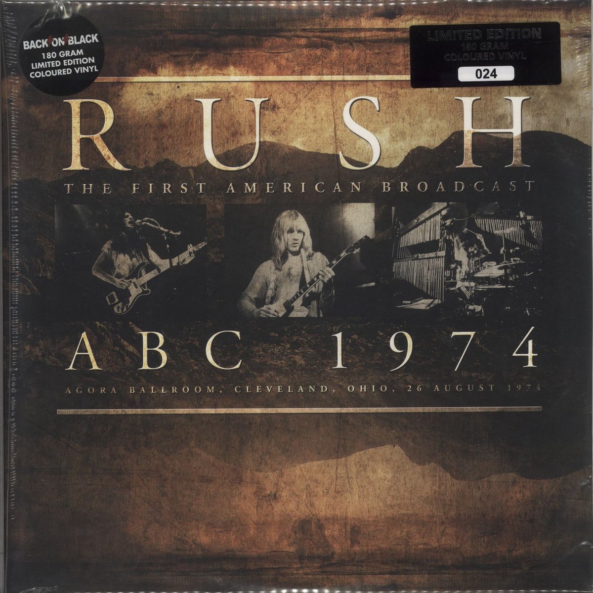 Rush ABC 1974 – Coloured Vinyl – Sealed UK 2-LP vinyl set