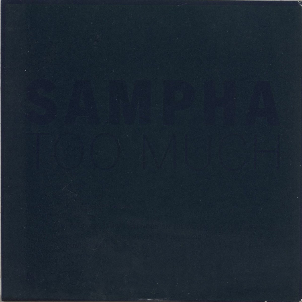 Sampha Too Much – EX UK 7 vinyl