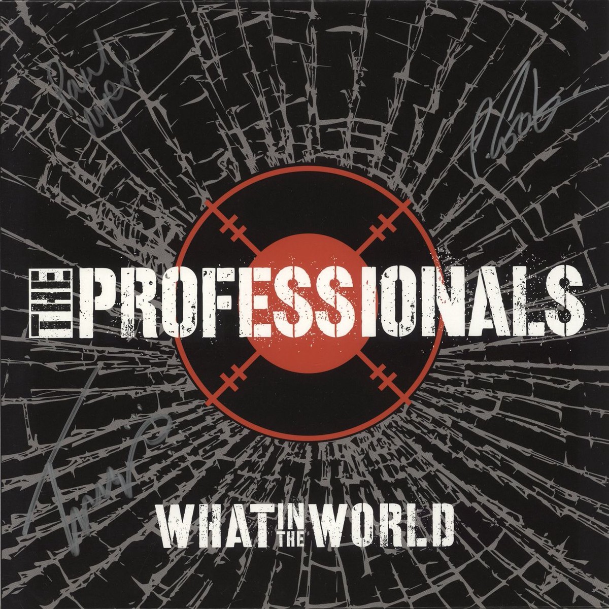 The Professionals What In The World – Autographed UK Vinyl LP