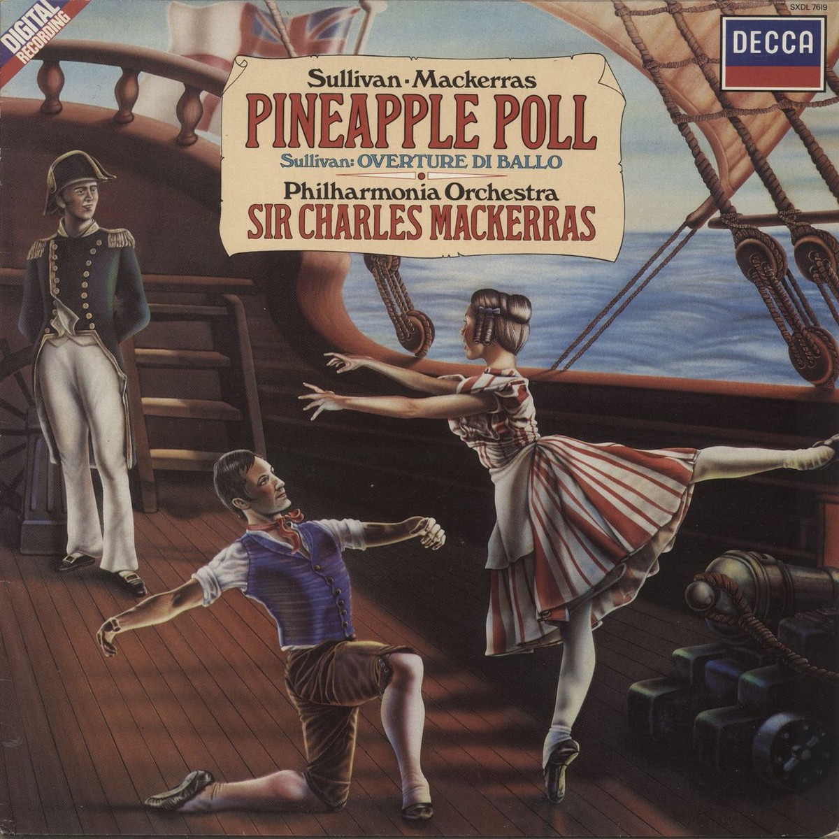 Arthur Sullivan Sullivan Pineapple Poll Overture Di Ballo Dutch Vinyl LP