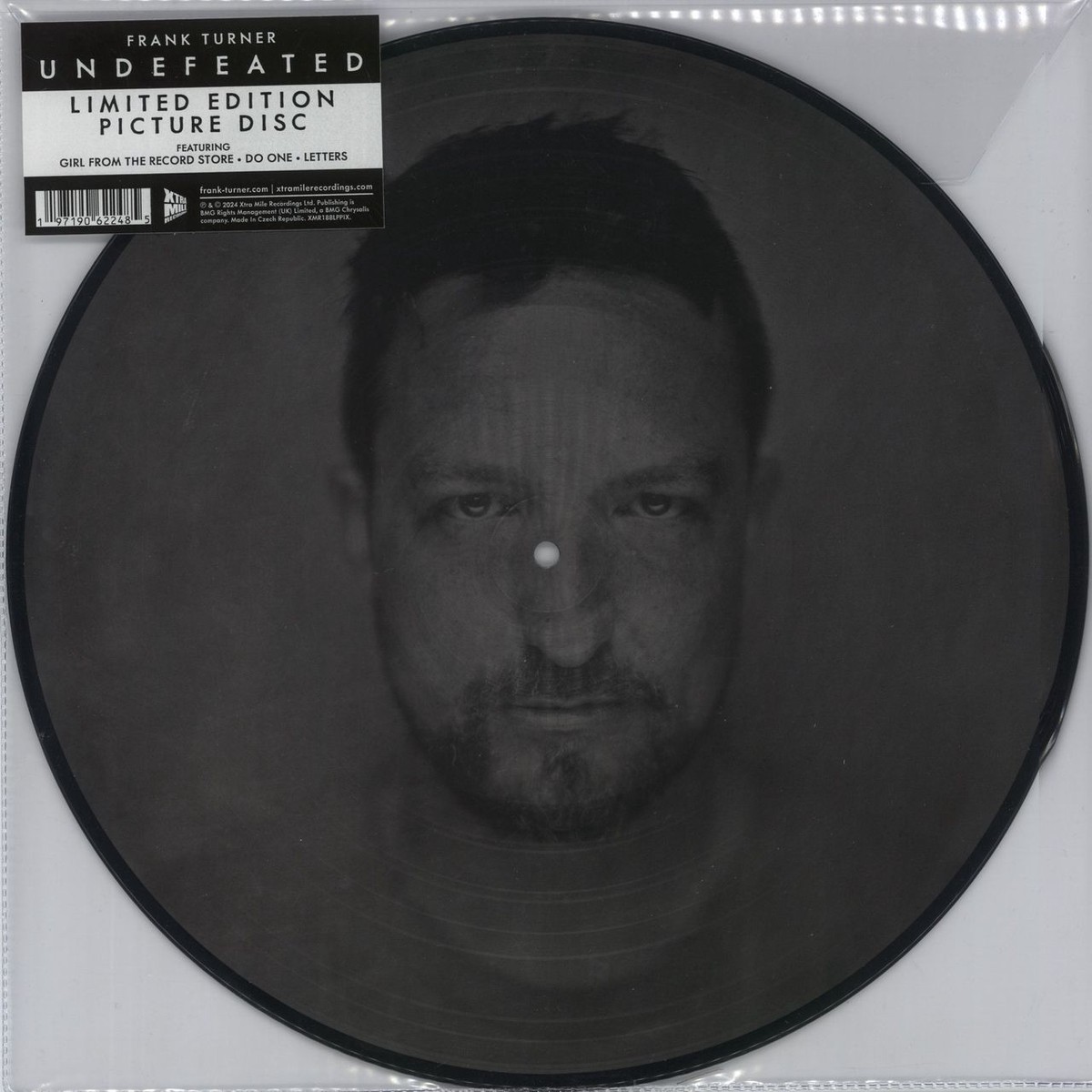 Frank Turner Undefeated UK Picture disc LP