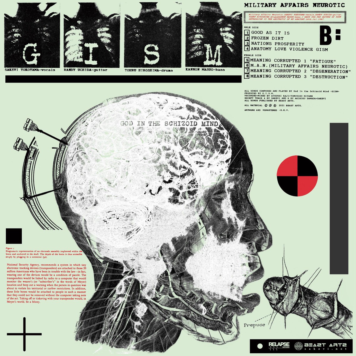 GISM MILITARY AFFAIRS NEUROTIC LP (Reissue)