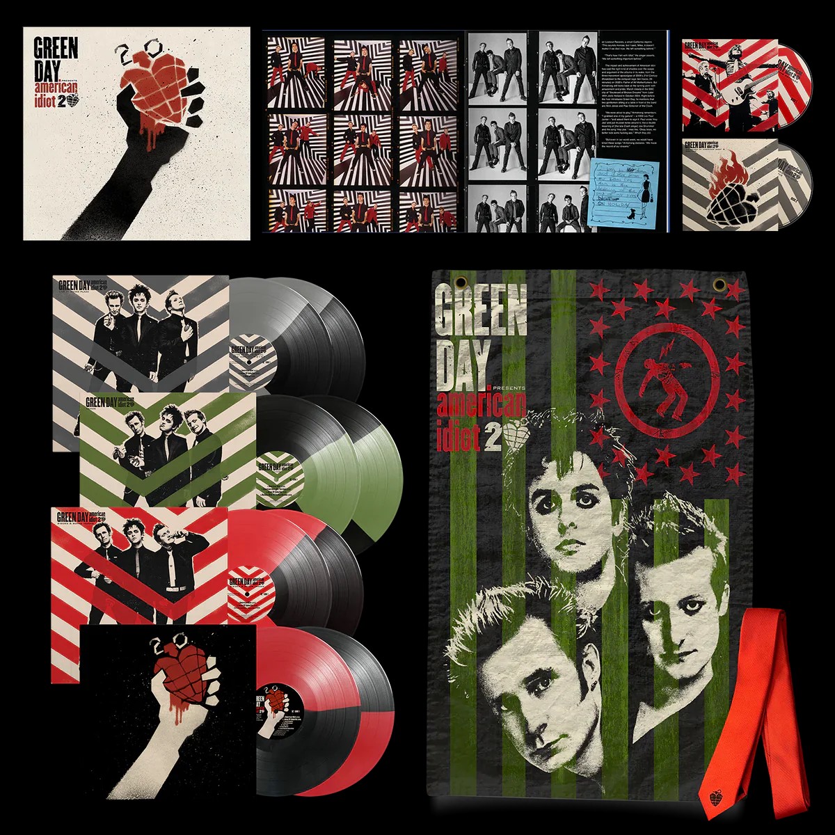 GREEN DAY AMERICAN IDIOT 8LP 2 BLU-RAY (20th Anniversary Deluxe Edition Box Set)