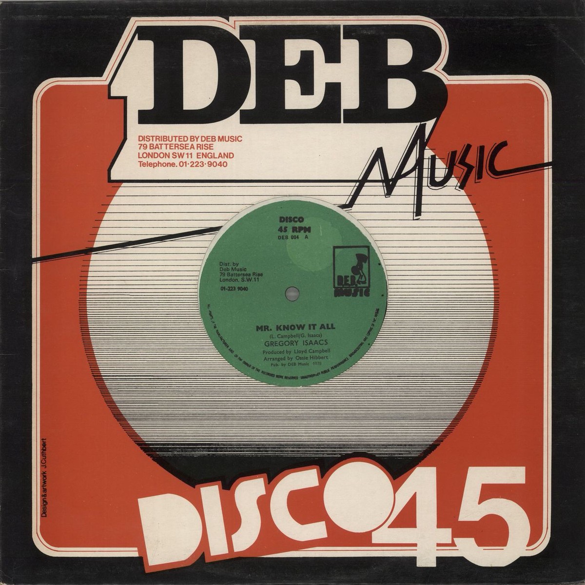 Gregory Isaacs Mr Know It All UK 12 vinyl