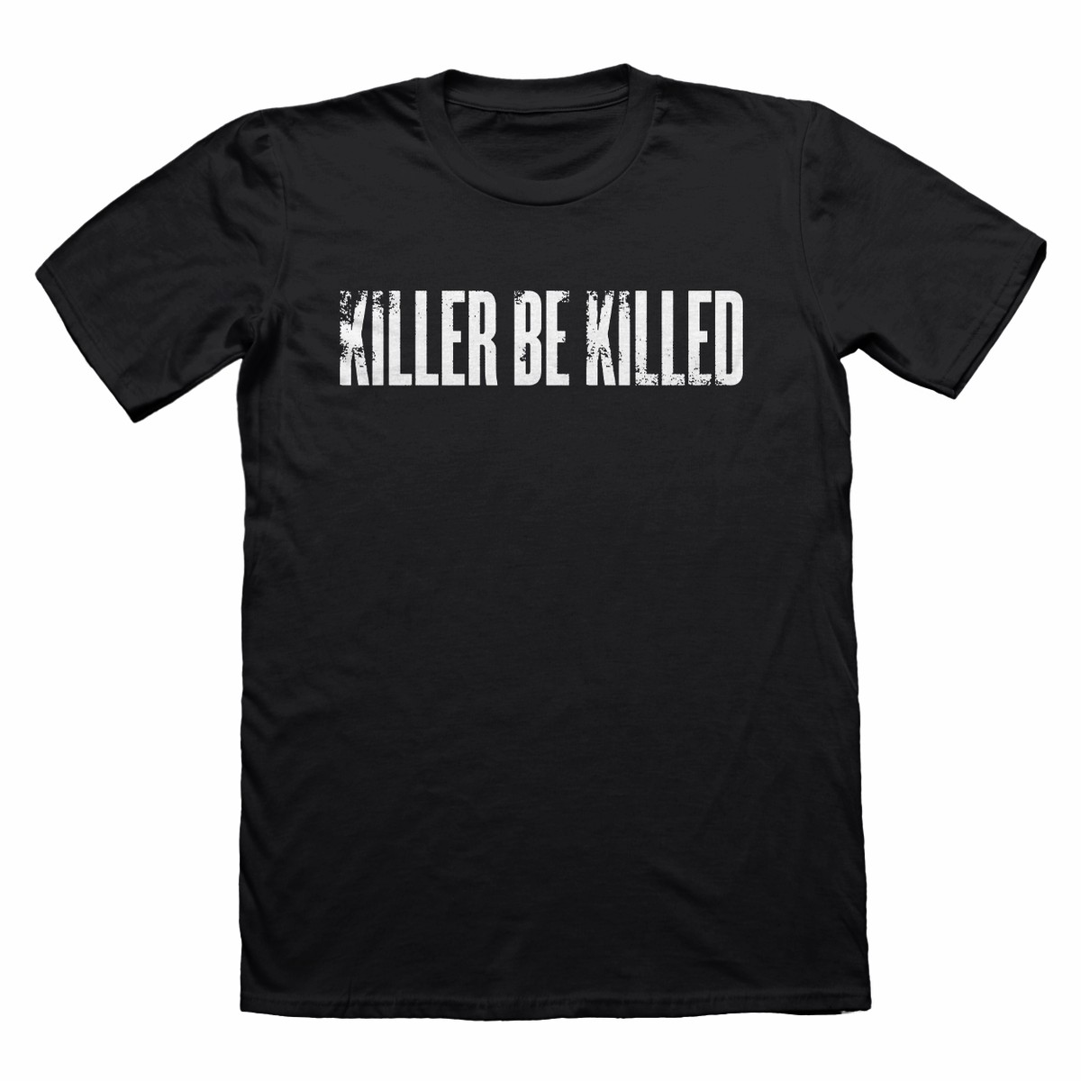 KILLER BE KILLED LOGO ON BLACK - T-SHIRT