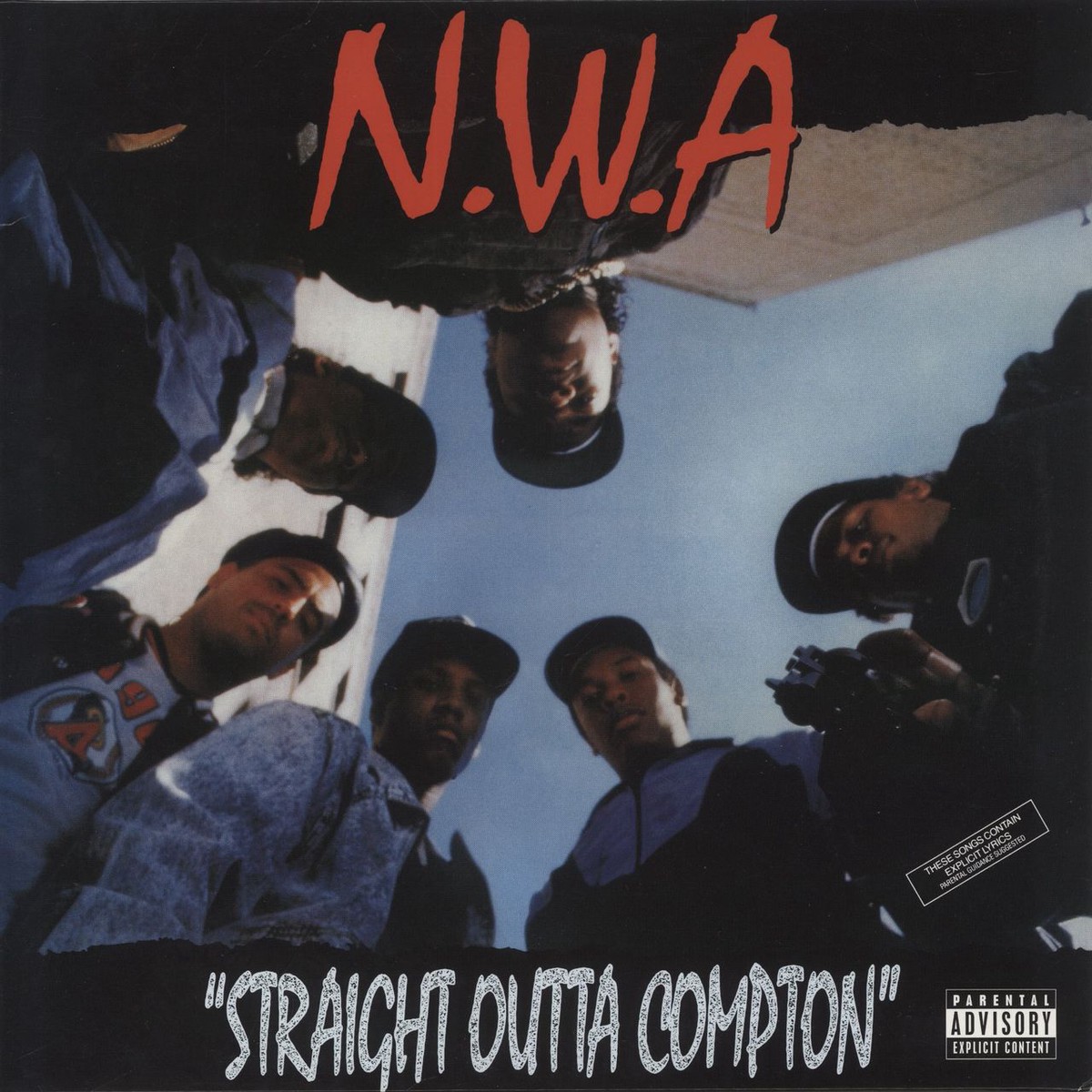 NWA Straight Outta Compton – Red Vinyl UK Vinyl LP