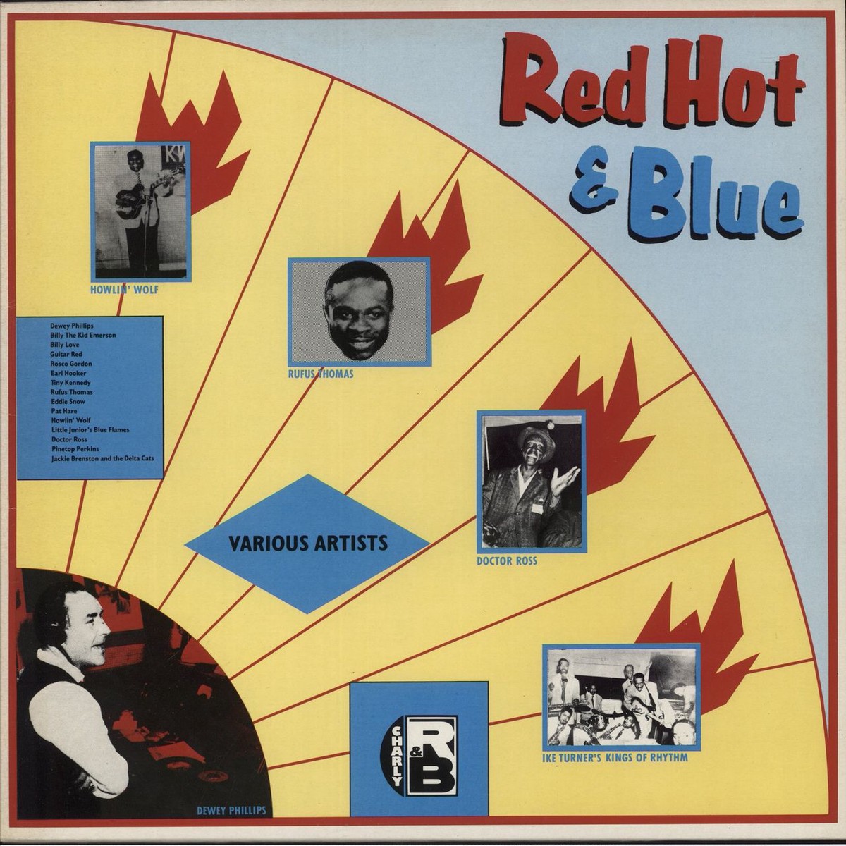 Sun Records Red Hot Blue UK Vinyl LP