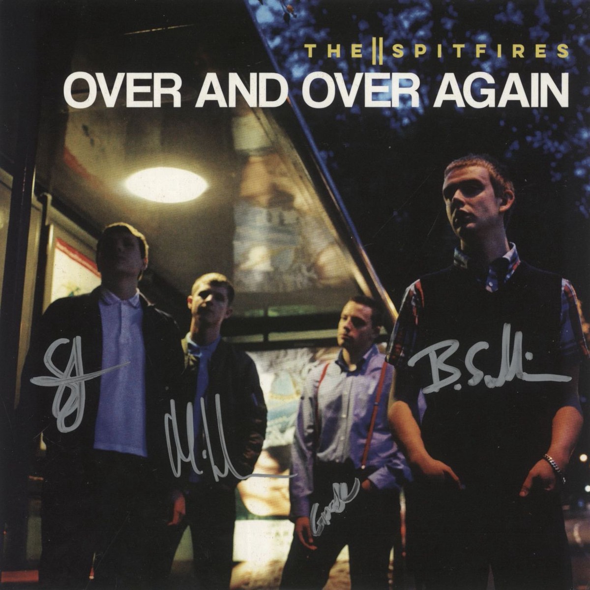 The Spitfires Over And Over Again – Autographed UK 7 vinyl