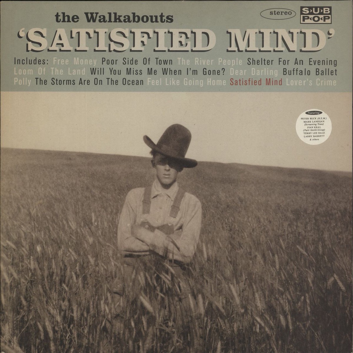 The Walkabouts Satisfied Mind German Vinyl LP