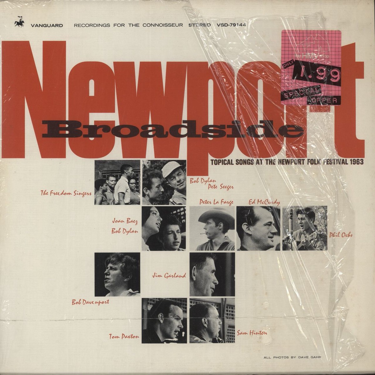 Various-Blues Gospel Newport Broadside US Vinyl LP