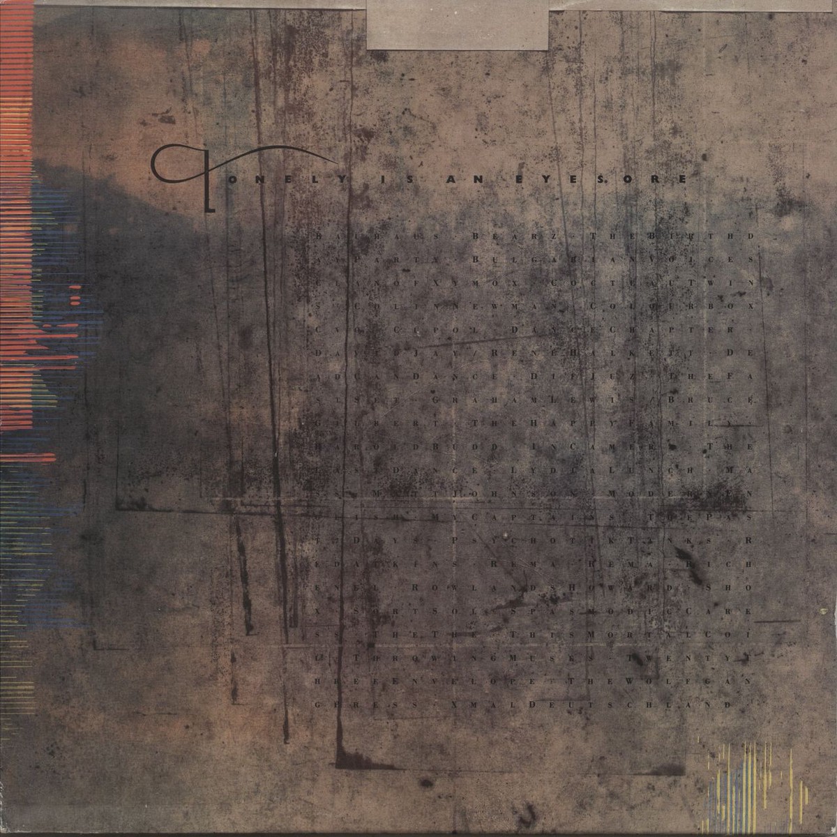4AD Lonely Is An Eyesore - VG UK Vinyl LP