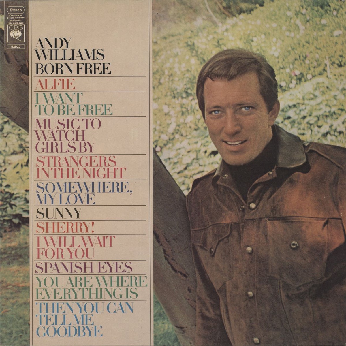 Andy Williams Born Free UK Vinyl LP