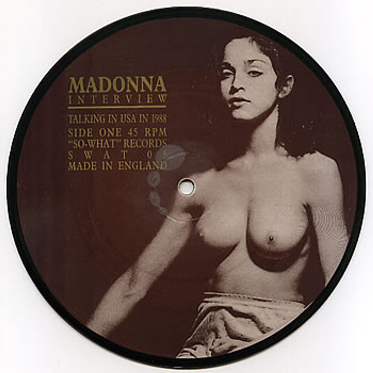Madonna Talking In The USA 88 UK 7 picture disc