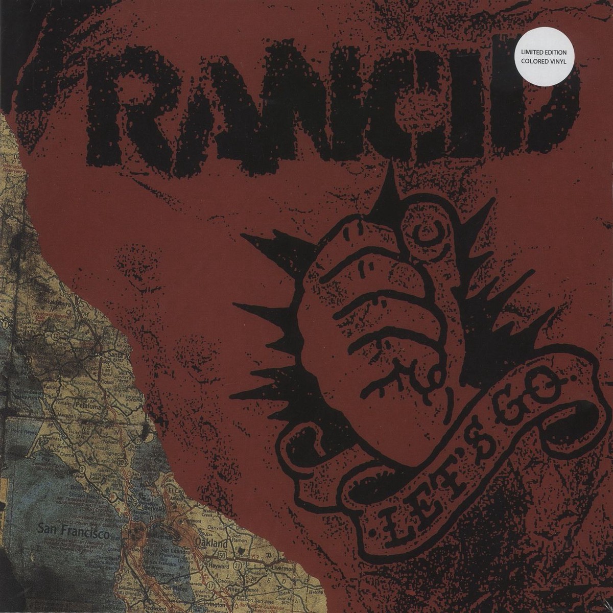 Rancid Lets Go – Yellow With Blue Galaxy Vinyl – Sealed UK Vinyl LP