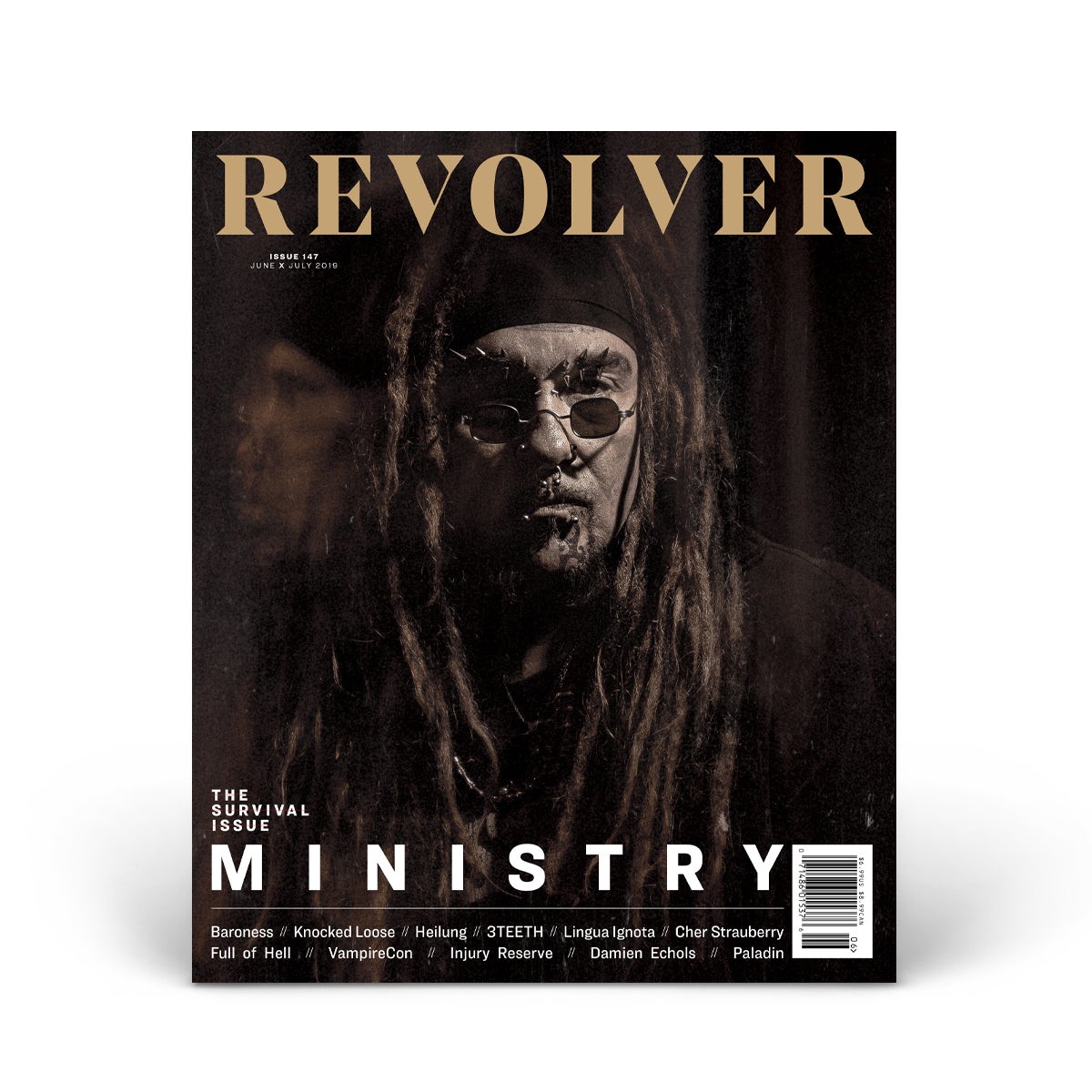REVOLVER JUNEJULY 2019 SURVIVAL ISSUE COVER 1 FEATURING MINISTRY