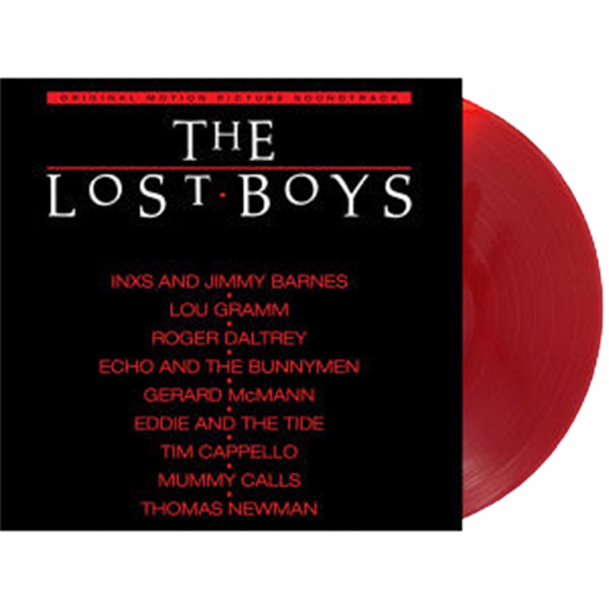 THE LOST BOYS ORIGINAL MOTION PICTURE SOUNDTRACK (Limited Edition Anniversary Edition Red Vinyl)